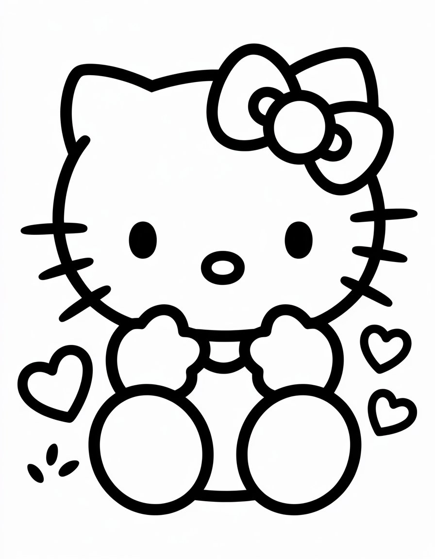 Hello Kitty with Bow